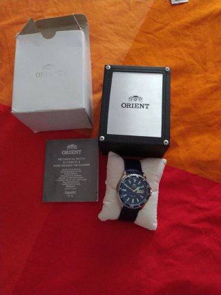 Reloj Orient Mecánico Automático Azul