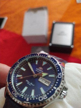 Reloj Orient Mecánico Automático Azul