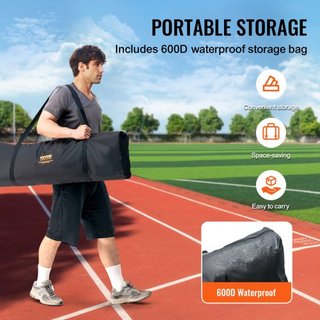 Pantalla de Béisbol para Jaula de Bateo, Pantalla de Seguridad de Béisbol y Softbol de 7x4 pies, Pantalla de Bateo Portátil con Bolsa de Transporte y Estacas para el Suelo, Red de Lanzamiento de A...
