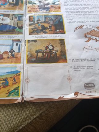 Álbum Don Quijote de la Mancha Danone
