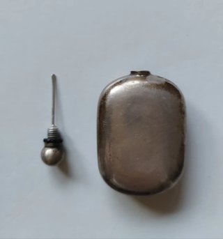 Bottiglietta profumo vintage argento 800