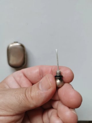 Bottiglietta profumo vintage argento 800