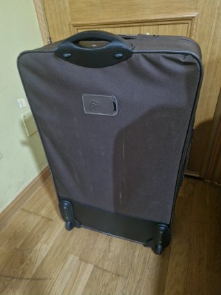 Maleta de viaje grande marrón