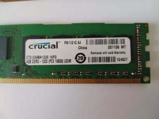 2x 4GB DDR3 RAM 1333MHz