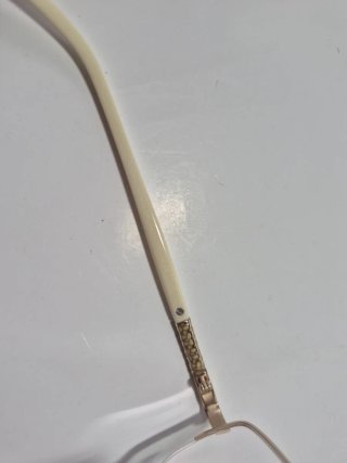 Gafas graduar beige/dorado
