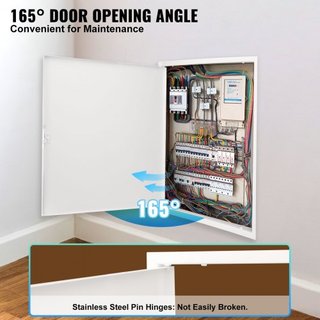 Panel de Acceso para Yeso y Techo, Paneles de Acceso de Plomería de 24 x 24 Pulgadas, Puerta de Acceso Reforzada, Cubierta de Agujero de Pared de Acero de Alta Resistencia, Panel Hingido Removible...