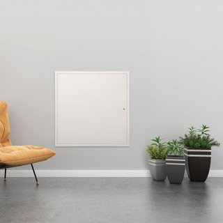 Panel de Acceso para Yeso y Techo, Paneles de Acceso de Plomería de 24 x 24 Pulgadas, Puerta de Acceso Reforzada, Cubierta de Agujero de Pared de Acero de Alta Resistencia, Panel Hingido Removible...