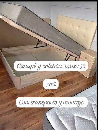 CANAPE COLCHON MATRIMONIO