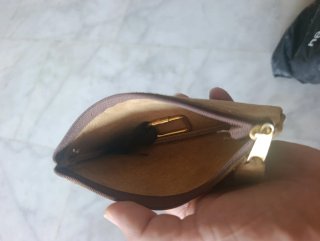 Bolsa de mano de ante