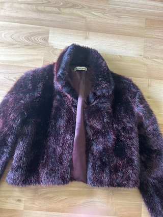 Torerita pelo burdeos talla única