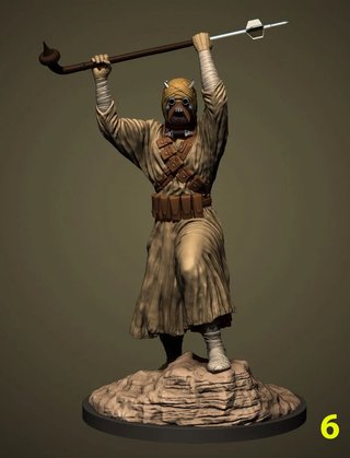 Figura Resina Morador de las Arenas