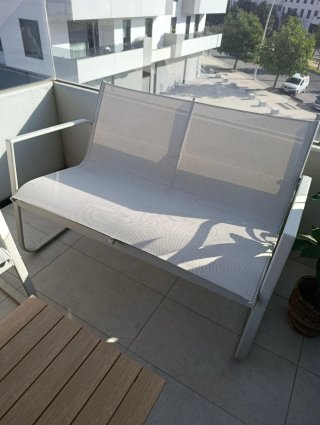 Conjunto Muebles Jardín HORNSLET 4 Plazas