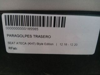 PARAGOLPES TRASERO SEAT ATECA (KH7) Reference Edition