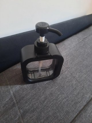 Dispenser nero e trasparente