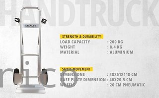 Carretilla Aluminio SXWTC-HT525 - 200KG - Stanley