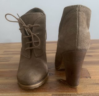 Botines serraje Mango Talla 37