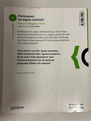 Marsupial, no siguis animal!