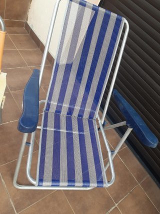 2 Sillas Playa Aluminio Camping Ligeras
