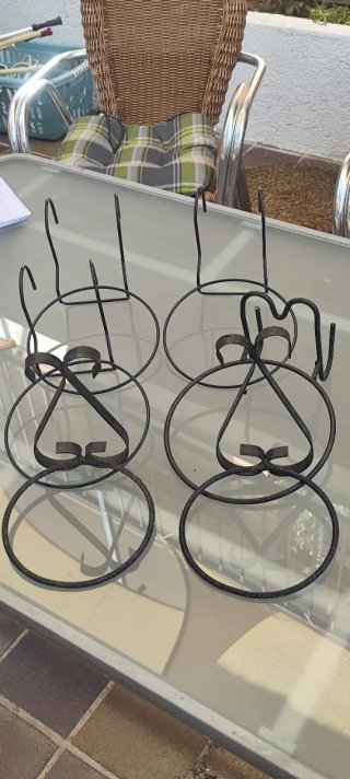 Colgadores macetas