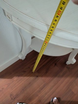 Consola recibidor blanca madera