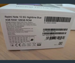 Xiaomi Redmi Note 10 5G Blu