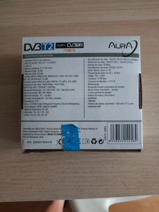 TDT AURA DVBT2 ARIES