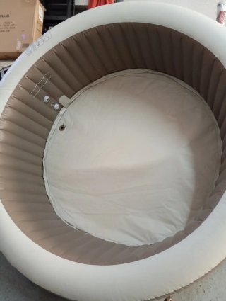Spa Hinchable Intex Beige para 6 Personas piscina