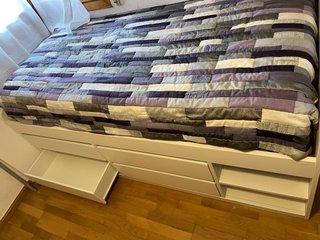 Estructura de cama de 90 sin colchon