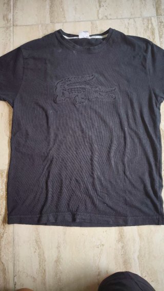 Camiseta Lacoste Negra Talla XS