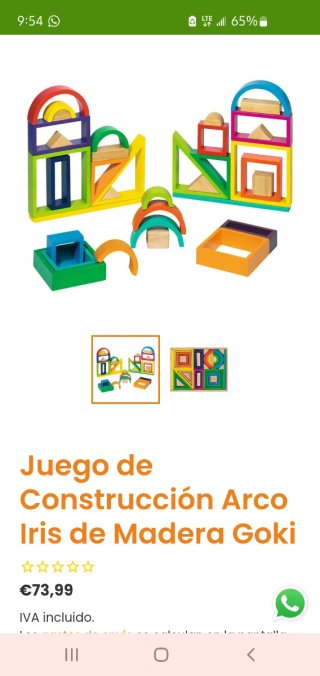 Juego construcción GOKI madera