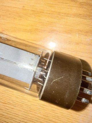 Válvula Miniwatt Mullard EL34 Doble O