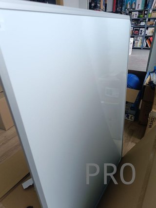 Pizarra blanca móvil de doble cara, 1200x900mm