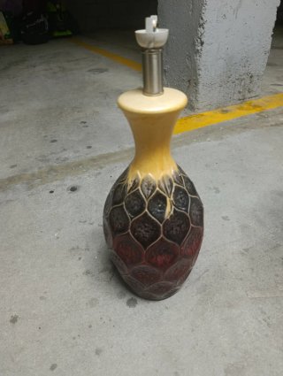Lámpara de mesa cerámica vintage