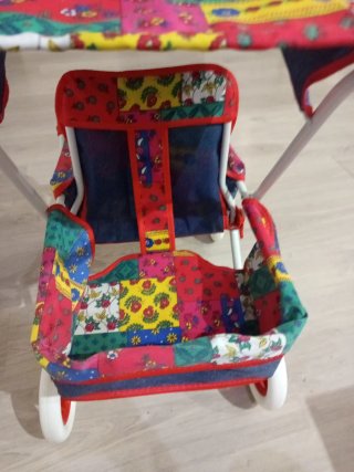 Carrito de muñecas años 80