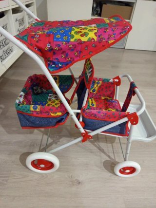 Carrito de muñecas años 80