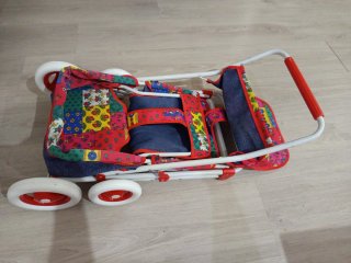 Carrito de muñecas años 80