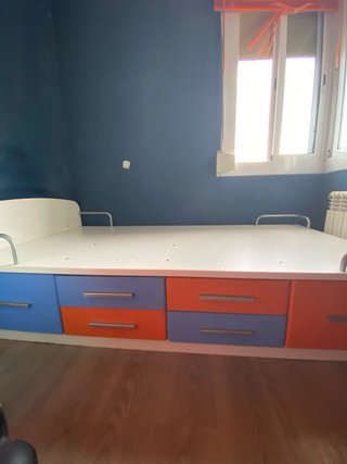 Base de cama individual de madera (200x100)