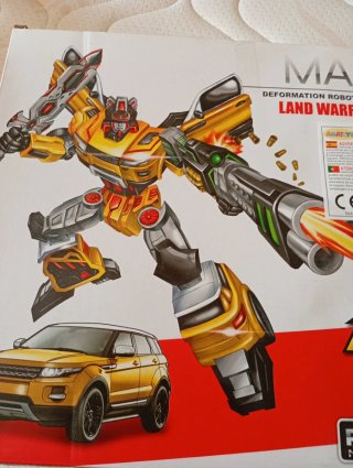 Robot Transformable Coche Rojo