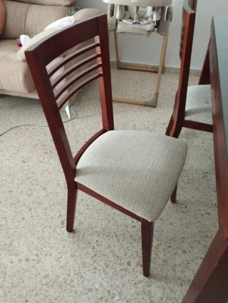 Mesa de comedor y 6 sillas