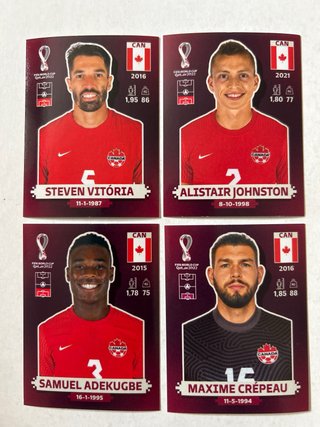 20 Figurine FIFA World Cup Qatar 2022 Canada Orix
