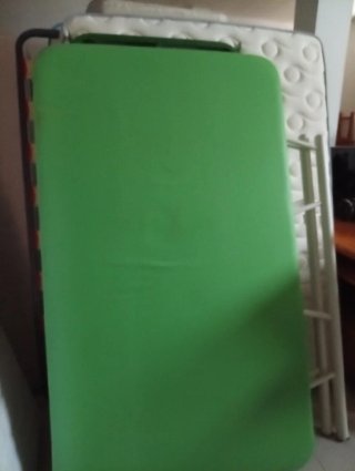 Colchón 105x180 y base tapizada
