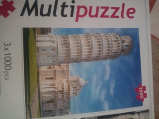 Juego Petanca + 2 Puzzles (Torre Pisa y Toscana)