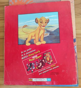 Lote álbumes de cromos de Disney de la marca Panin