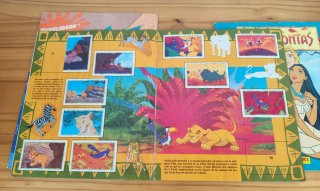 Lote álbumes de cromos de Disney de la marca Panin