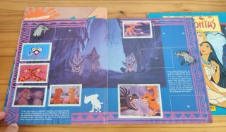Lote álbumes de cromos de Disney de la marca Panin