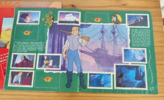 Lote álbumes de cromos de Disney de la marca Panin