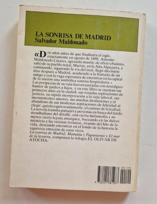 Libro La Sonrisa de Madrid - Salvador Maldonado