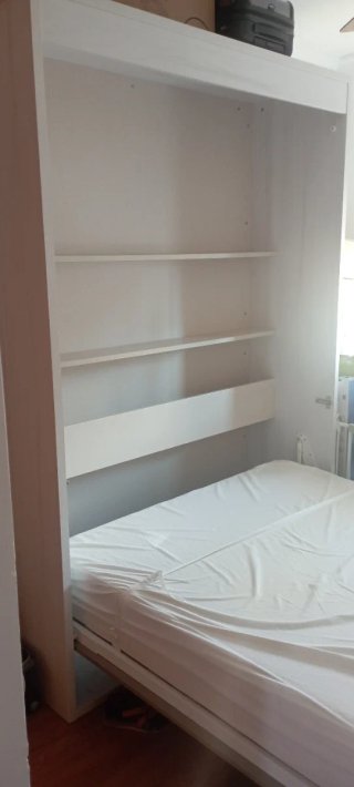 Cama Abatible Vertical Bandera Vivar 153x220x227