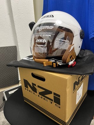 Casco Moto NZI Magma Blanco Talla S