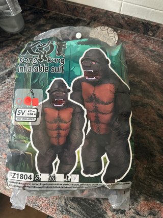 Disfraz Gorila Hinchable KF Talla M